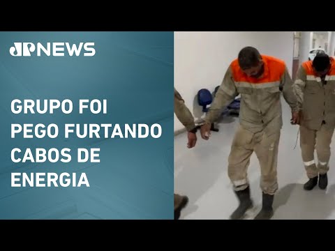 Criminosos com uniformes falsos da Light são presos em flagrante no RJ