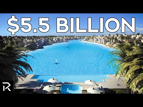 Површина од 96.000 метри квадратни, чини 5 милијарди долари - Како изгледа најголемиот базен во светот?