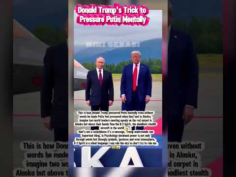 Donald Trump's Trick to Pressure Putin Mentally #shorts #news #donaldtrump