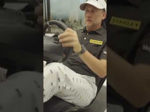Put the golf clubs aside, Ian Poulter is a F1 driver now… 😂👀 #shorts