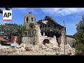 Extensive damage from magnitude 6.9 earthquake in the Philippines