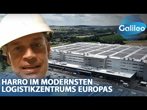 Reporter Harro hinter den Kulissen des modernsten Logistikzentrums Europas