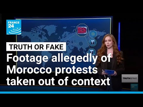 No, this footage does not show a woman assaulted by police in Morocco's GenZ 212 Protests