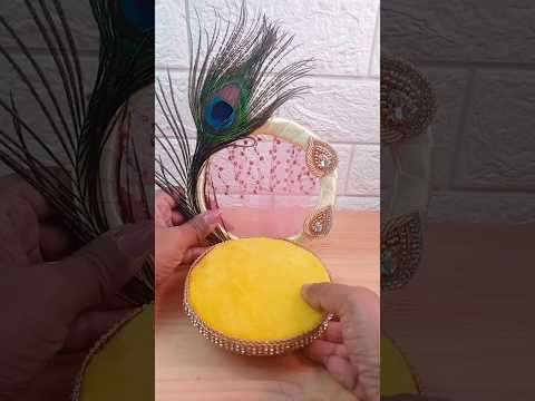 Krishna aasan DIY | Janmashtami decoration ideas for laddugopal #janmashtami #diy #krishna