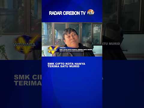 SMK Cipto Kota Hanya Terima Satu Murid