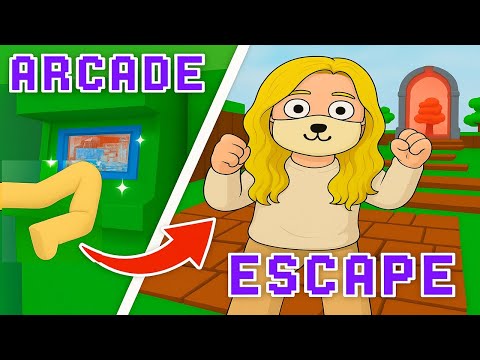 BEAR ESCAPES THE EVIL ARCADE IN ROBLOX (OBBY)