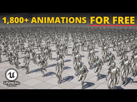 Get Over 1,800 FREE Animations for Unreal Engine 5