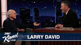Thumbnail for the video "Larry David on Comedy Notes from Obama, Not Singing at McCartney Concert & Cheering for The Knicks" from Jimmy Kimmel Live