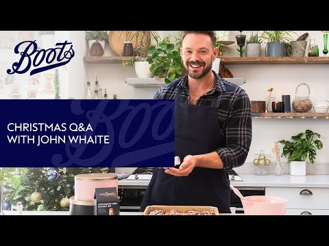 boots.com & Boots Voucher Code video: John Whaite | Christmas Q&A with celebrity chef | Boots UK