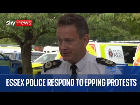 Essex Police news conference on Epping protests | Watch in full
