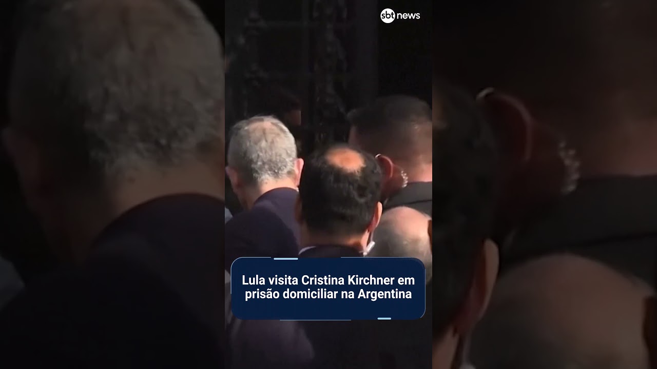 Lula visita Cristina Kirchner em prisão domiciliar na Argentina