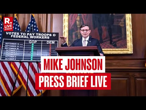 USA LIVE: Press Briefing By US House Speaker Mike Johnson On 14th Day Of U.S. Government Shutdown