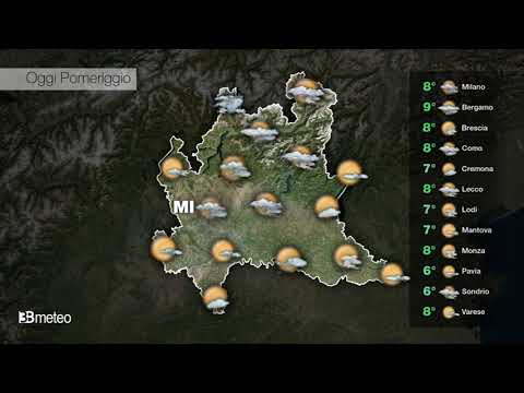 INFORMAZIONE 3B METEO LOMBARDIA - PREVISIONI 22 GENNAIO 2024