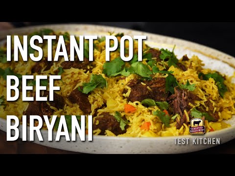 Instant Pot Beef Bryani Recipe