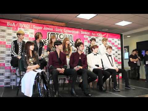 SMTOWN World Tour - EXO, SHINEE, f(x) Interview