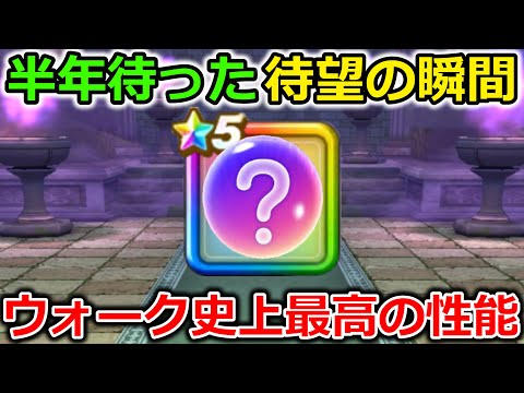 【ドラクエウォーク】半年待った待望の瞬間きたぁぁぁ！！これだけあれば他に何もいらなくなる説・・！ウォーク史上最高の性能です