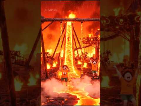 🔥 TAMAN BERMAIN API NERAKA!!! Nenek Zempak Ngajak Cucu Main di Dunia Panas 😱