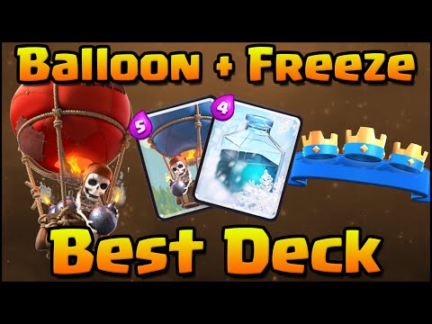 Clash Royale - Best Balloon Freeze Combo Deck and Strategy