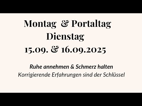 Montag 15.9. u Dienstag 16.09.