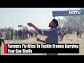 Farmers Protest News: Farmers Fly Kites To Tackle Drones Carrying Tear Gas Shells  - 01:04 min - News - Video