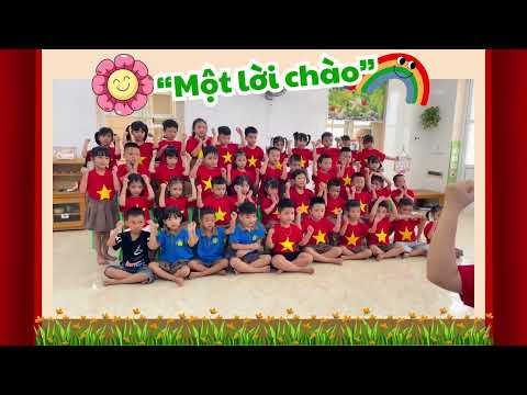 Múa: Một lời chào. Lớp 5TB cute