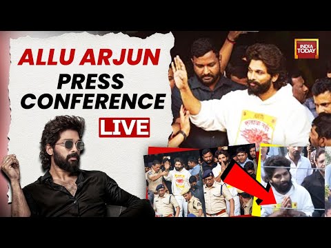 Allu Arjun Press Conference LIVE | Politics Over Allu Arjun's Arrest LIVE