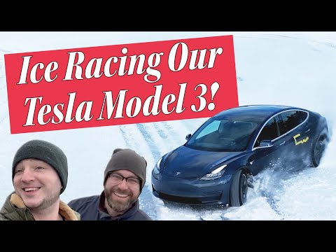 We Modified Our Tesla Model 3 to Go Drifting on Ice | Car and Driver Vlog