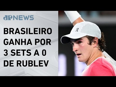 João Fonseca vence número 9 do mundo, faz história e avança no Aberto da Austrália