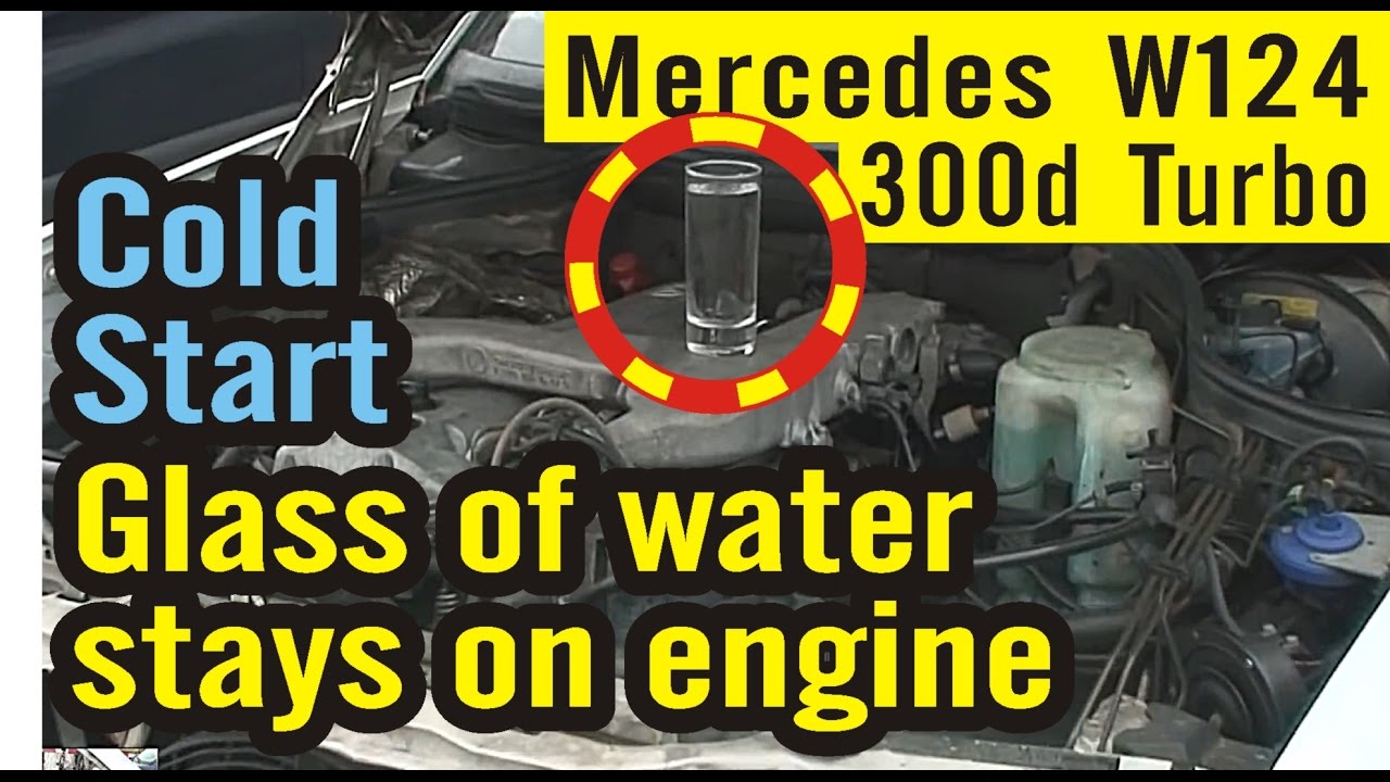 Starting cold mercedes 300d #7