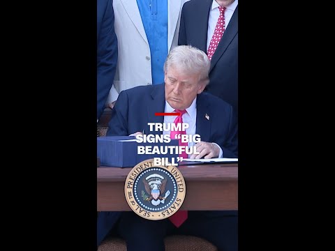 Trump signs “Big Beautiful Bill”