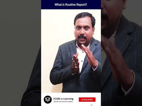 What is Routine Report? – #Shortvideo – #businesscommunication – #BishalSingh -Video@171