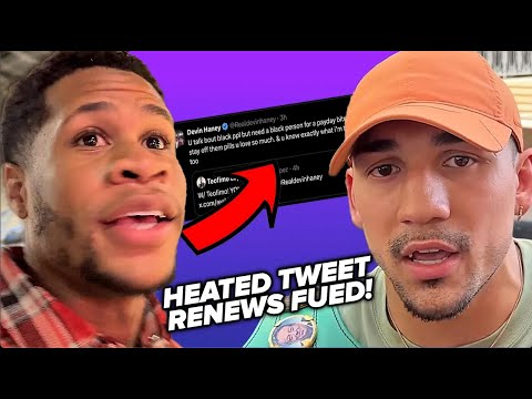 Devin Haney & Teofimo Lopez HEATED tweets – both attack each other online!