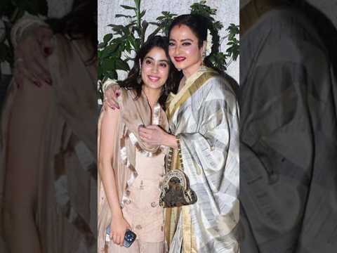 रेखा जी को अपनी मां क्यों मानती हैं जानवी कपूर 😱|#shorts #bollywood