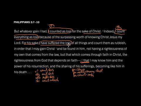 Philippians 3:7–10 // The Mark of a True Christian