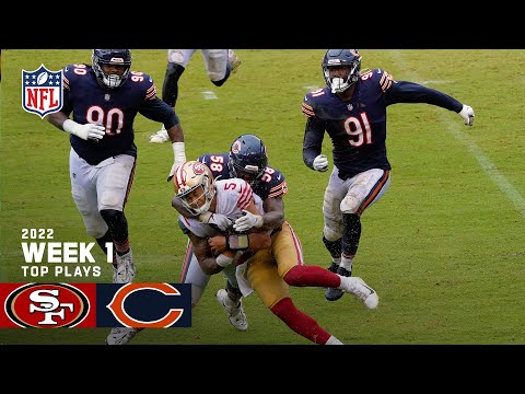 Chicago Bears Top Plays vs. San Francisco 49ers | 2022 Regular Season Week 1 video clip