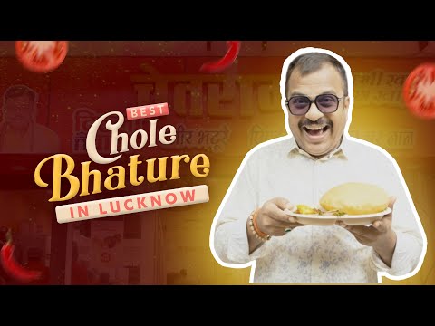 The Most Famous Chole Bhature in Lucknow | Chetram Bhature | Try Delhi Wale Bhature in Lucknow