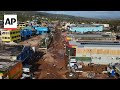 Aerial video of Jamaica shows destruction caused by Hurricane Melissa