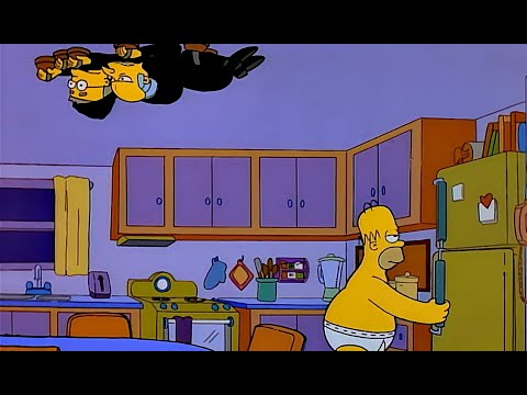 Simpsons 5x4 The story of Bobo, Mr. Burns' teddy bear (part 2)