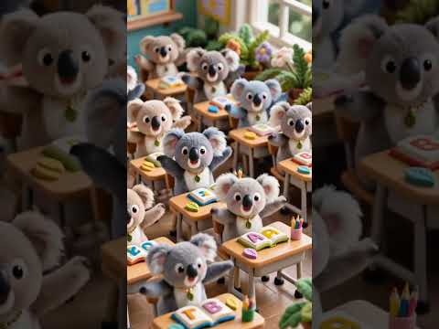 🐨koala કોઆલા koalas in std 5 in student in the school 🐨 #short s#AI trending