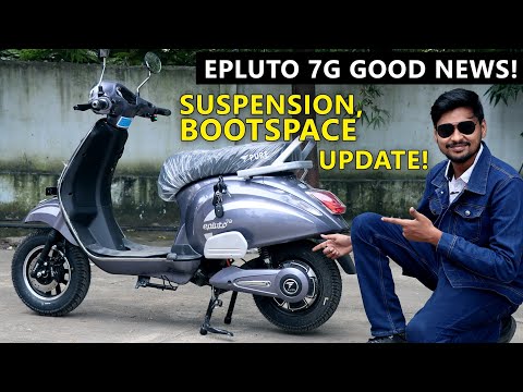 New Epluto 7g Electric Scooter Suspension, Bootspace Update