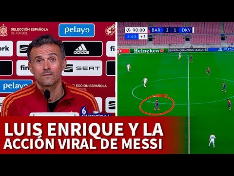 MESSI | La palabra de LUIS ENRIQUE para definir su jugada viral | DIARIO AS