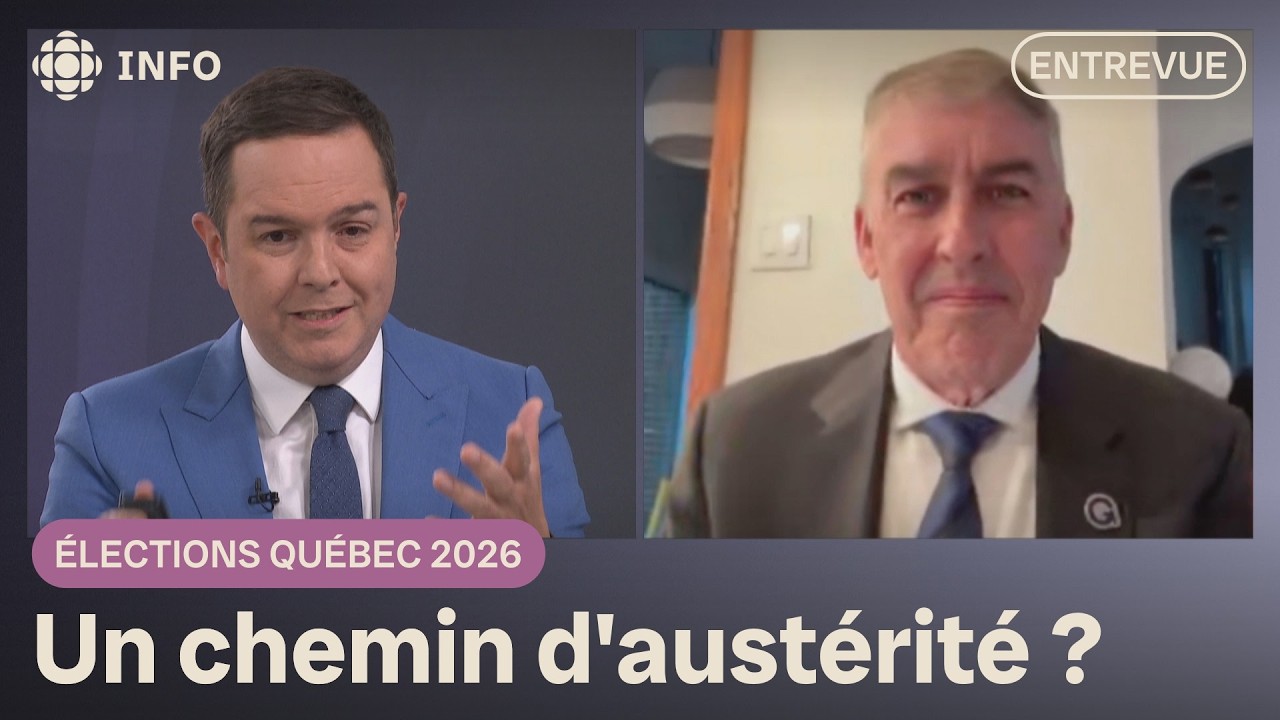 Le Parti québécois (PQ) dévoile son cadre financier | Zone économie | Élections Québec 2026