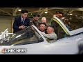 North Koreas Kim tours aviation plant in Russias Far East