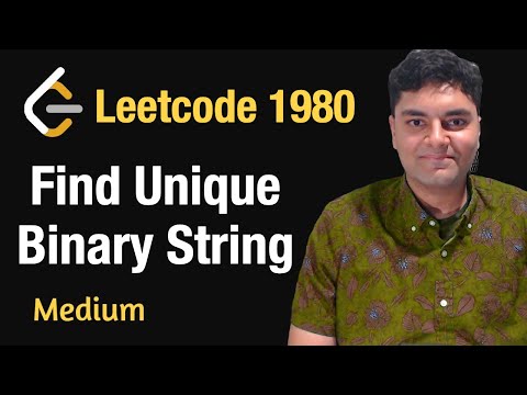Find Unique Binary String - Leetcode 1980  - Python