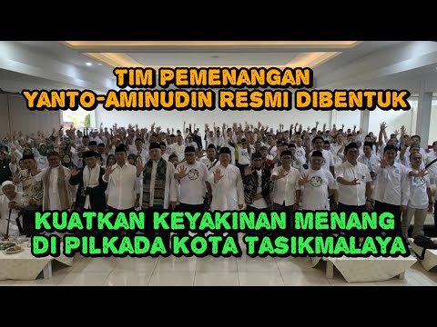 Tim Pemenangan Yanto-Aminudin Resmi Dibentuk, Kuatkan Keyakinan Menang di Pilkada Kota Tasikmalaya