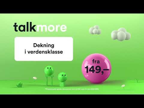 Talkmore - Garantert full Telenor-dekning - Bumper