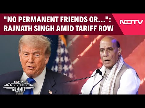 Trump Tariffs | "No Permanent Friends Or Enemies": Rajnath Singh To NDTV Amid Tariff Row