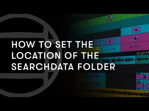 How to set the Location of the SearchData Folder