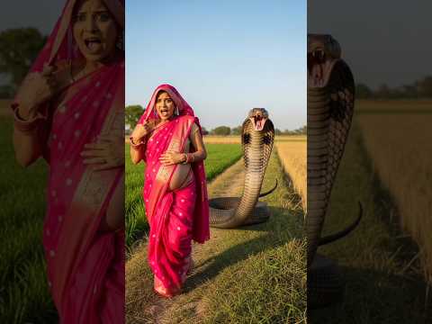 The Cobra Attack and the Cow’s Courage”#youtubeshorts #wildliferescue #ai #cow#viralvideo #emotional