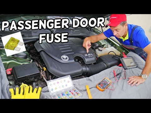 DODGE CHARGER PASSENGER DOOR CONTROL MODULE FUSE LOCATION REPLACEMENT